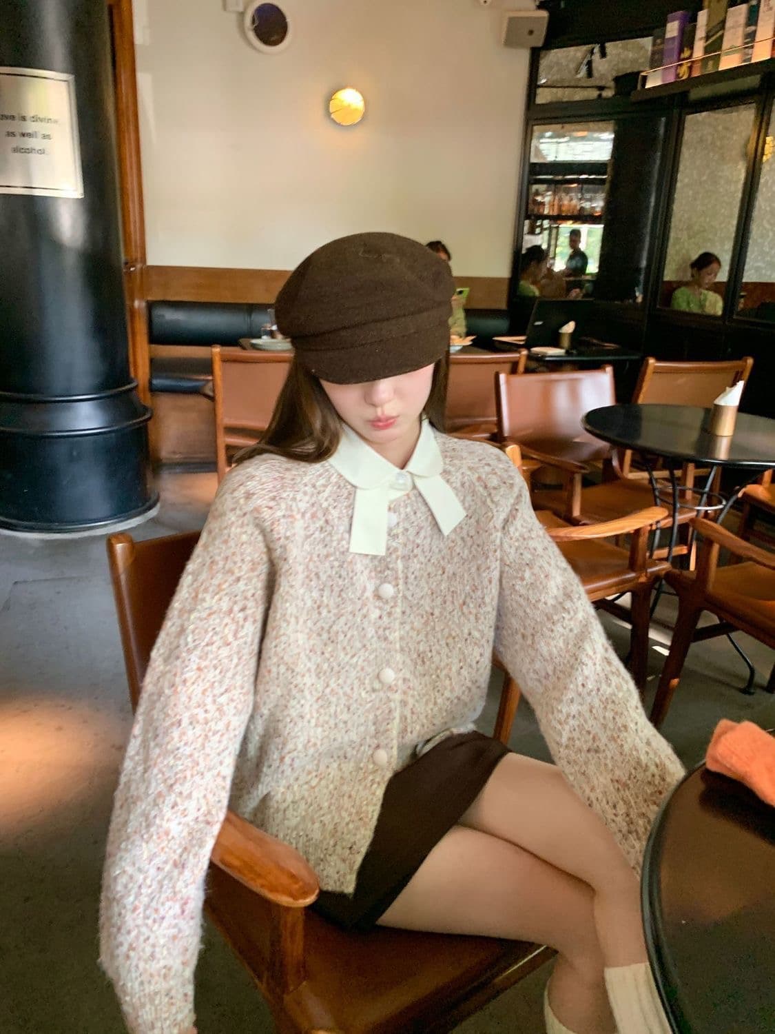 프랑스식 다용도 스택 착용 인사이드 가져 가라. 긴팔 셔츠 가을 새로운 루즈핏 출퇴근 셔츠 연령 감소 슬림해 보이는 캐주얼 맨위 상세 이미지 3