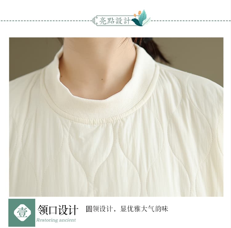 실사 작은 대중 다크 바람 누비 이불의 재료 솔기 솜을 넣은 후드티 루즈핏 캐주얼 둘 색상 인사이드 가져 가라. 경량 보온 맨위 상세 이미지 4