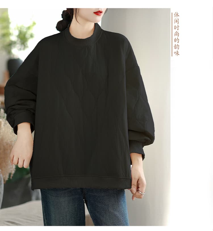 실사 작은 대중 다크 바람 누비 이불의 재료 솔기 솜을 넣은 후드티 루즈핏 캐주얼 둘 색상 인사이드 가져 가라. 경량 보온 맨위 상세 이미지 16