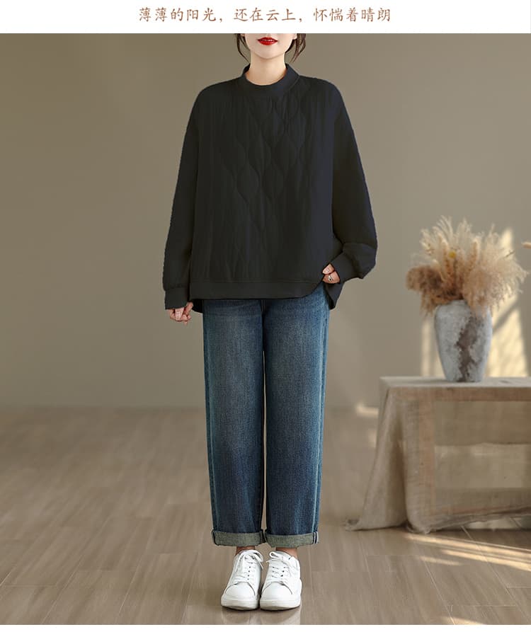 실사 작은 대중 다크 바람 누비 이불의 재료 솔기 솜을 넣은 후드티 루즈핏 캐주얼 둘 색상 인사이드 가져 가라. 경량 보온 맨위 상세 이미지 18