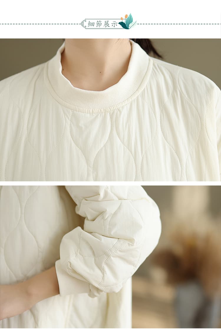 실사 작은 대중 다크 바람 누비 이불의 재료 솔기 솜을 넣은 후드티 루즈핏 캐주얼 둘 색상 인사이드 가져 가라. 경량 보온 맨위 상세 이미지 19
