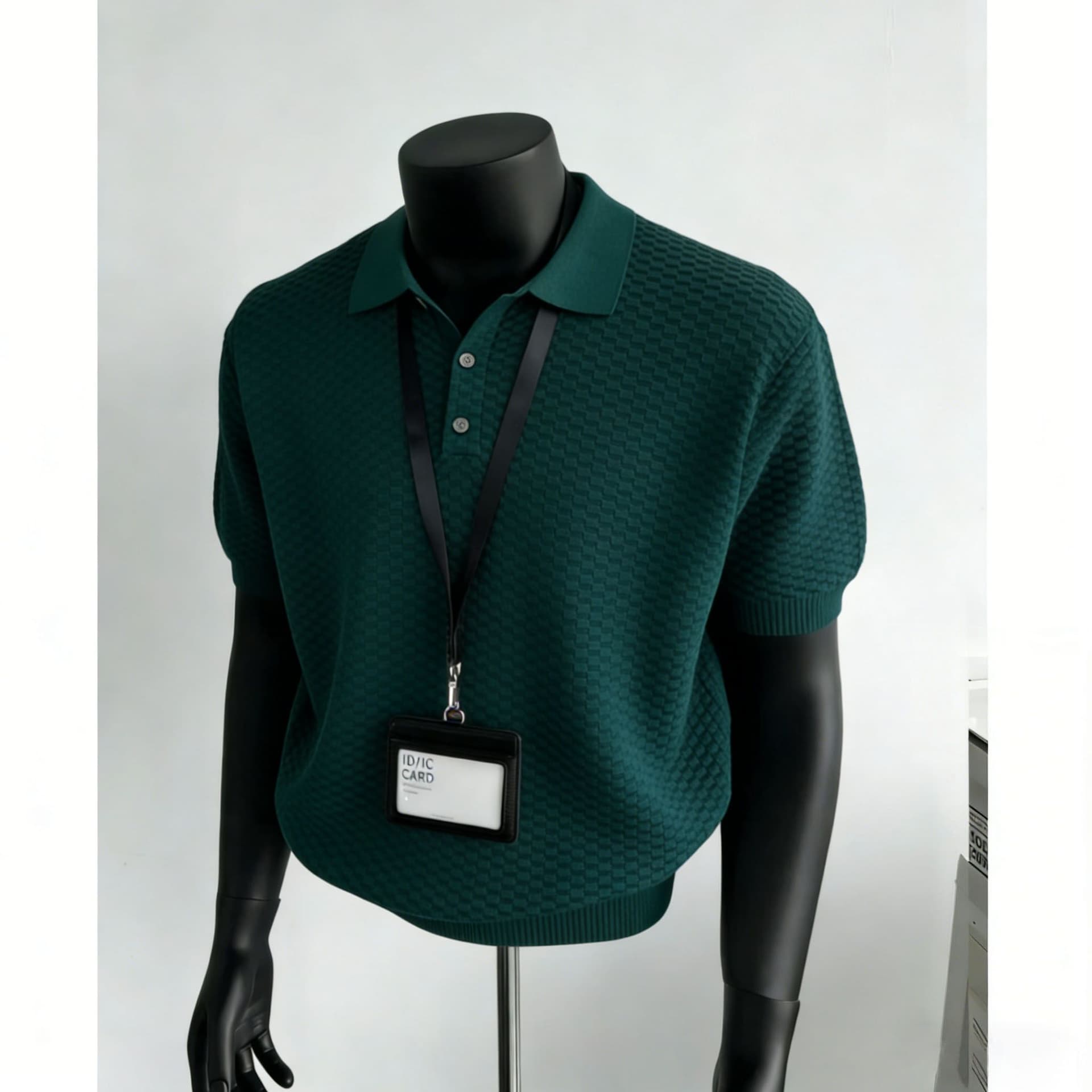 2026 새로운 반팔 여름 POLO 칼라 반팔 티셔츠 남자 아메리칸 레트로 cleanfit 폴로 칼라 니트 스웨터 맨위