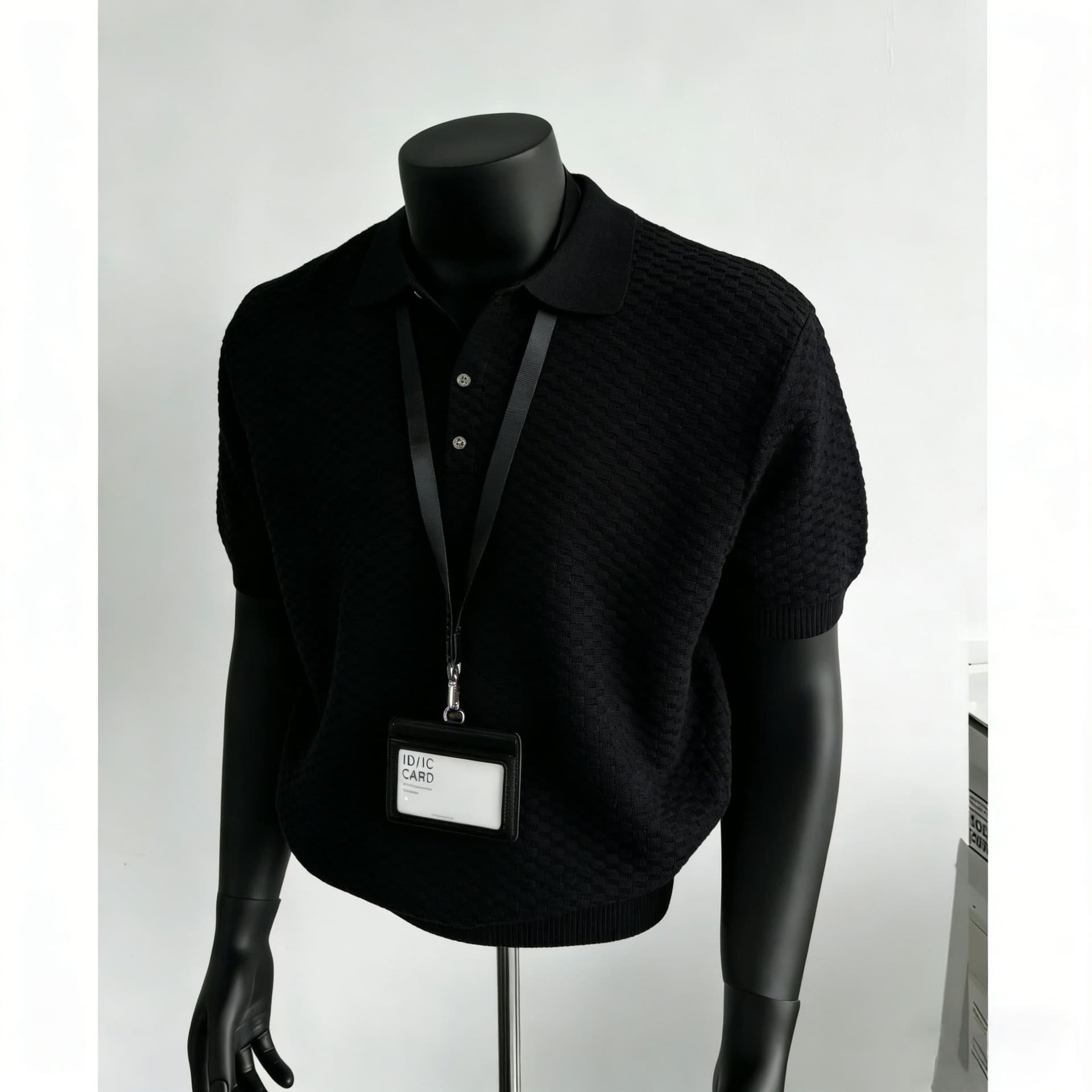 2026 새로운 반팔 여름 POLO 칼라 반팔 티셔츠 남자 아메리칸 레트로 cleanfit 폴로 칼라 니트 스웨터 맨위 이미지 2