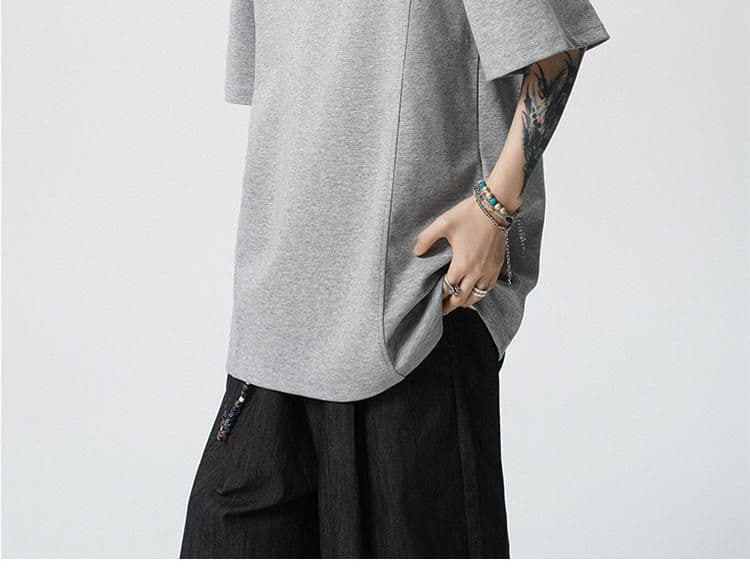 2026 새로운 무거운 헨리 칼라 POLO 셔츠 남녀 여름 조수 브랜드 캐주얼 반소매 티셔츠 상세 이미지 5