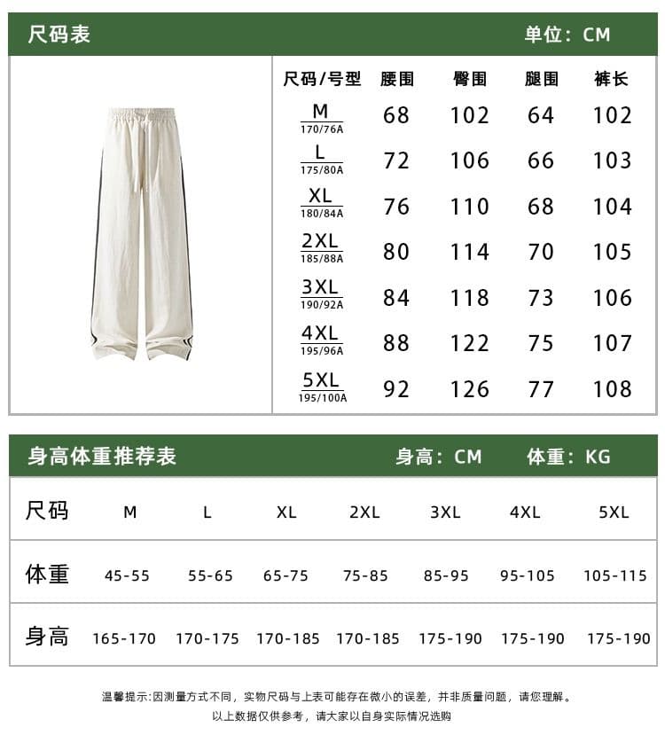 2026 새로운 여름과 가을 잇다 오래된 돈 바람 캐주얼 루즈핏 긴 바지 남자 디자인 센스 운동 다용도 바지 커플 상세 이미지 1