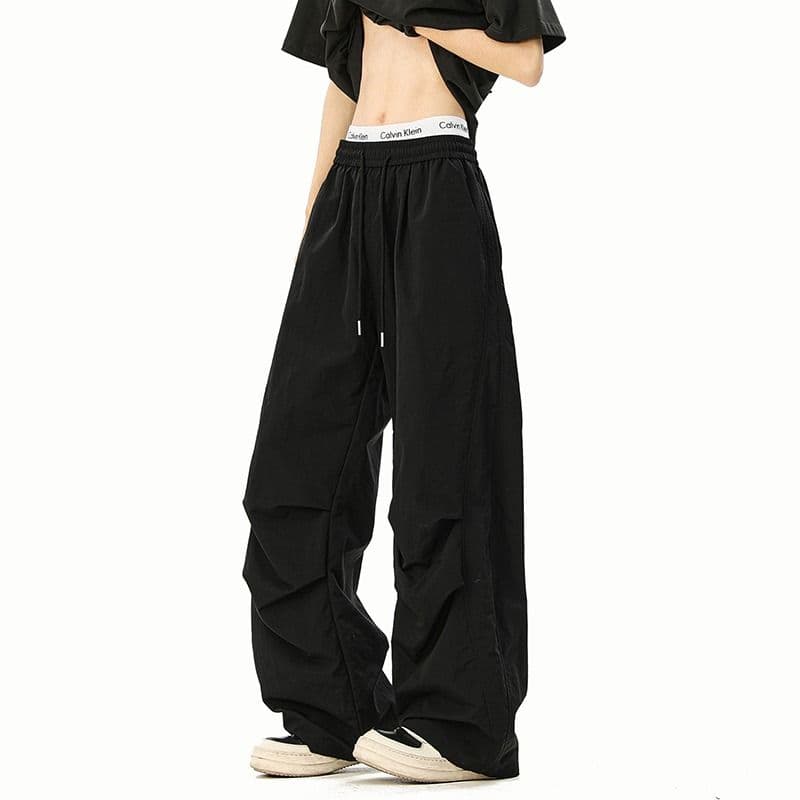 2026 새로운 아메리칸 레트로 워크웨어 팬츠 여름 남녀 스트레이트 cleanfit 캐주얼 루즈핏 레트로 다용도 긴 바지 이미지 2