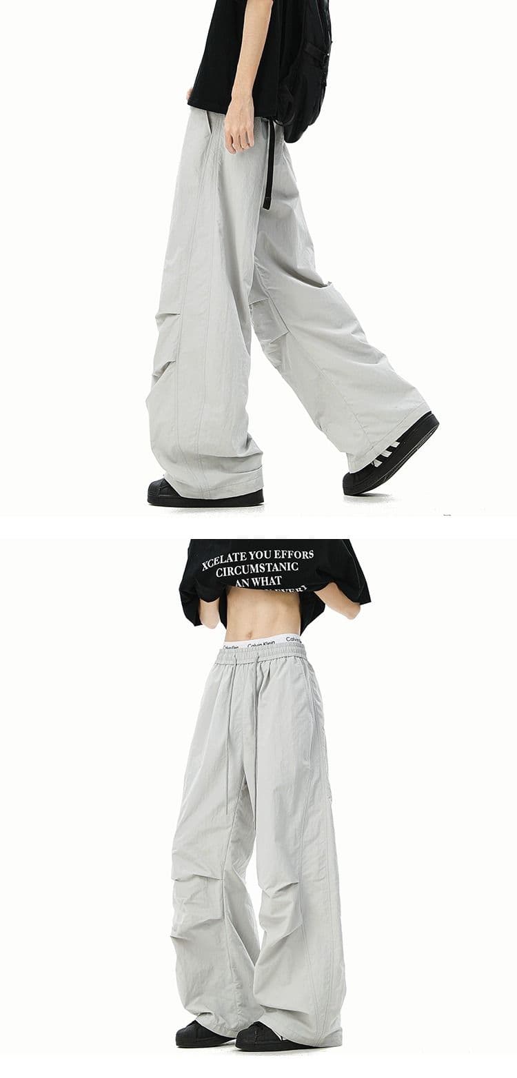 2026 새로운 아메리칸 레트로 워크웨어 팬츠 여름 남녀 스트레이트 cleanfit 캐주얼 루즈핏 레트로 다용도 긴 바지 상세 이미지 10