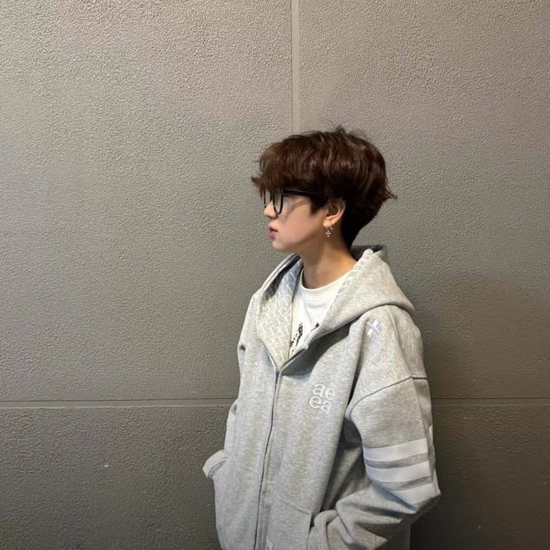 2026 새로운 가을 겨울 무거운 순면 자수 아메리칸 프린트 오픈 가디건 후드티 재킷 남녀 맨위 서비스 이미지 3