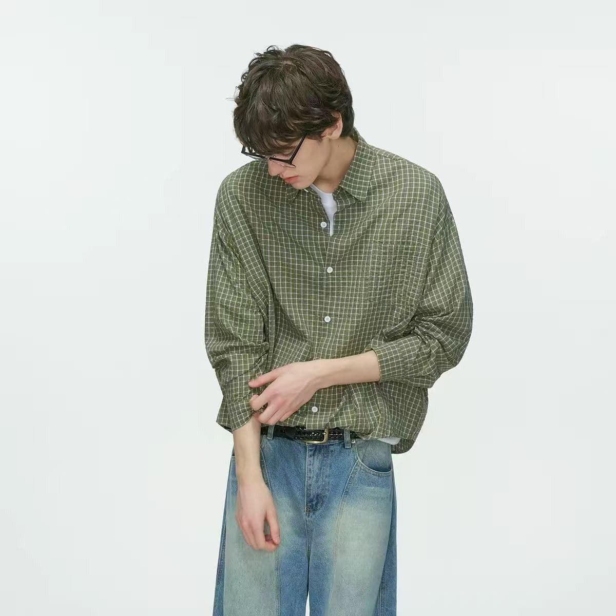 2026 새로운 일본식 캐주얼 바람 다용도 남성 긴팔 높음 지혜 센스 조수 브랜드 패션 스택 착용 고급 셔츠 재킷