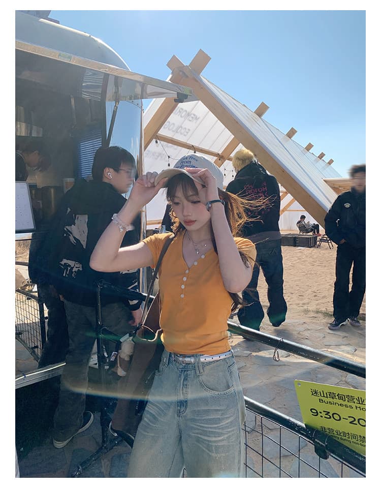 케이크를 잘라 직접 만든 작은 키 봄 여름 파란색 바지 아이들 패션 뜨거운 은 스팽글 스트레이트 넓은 다리 청바지 다용도 상세 이미지 34