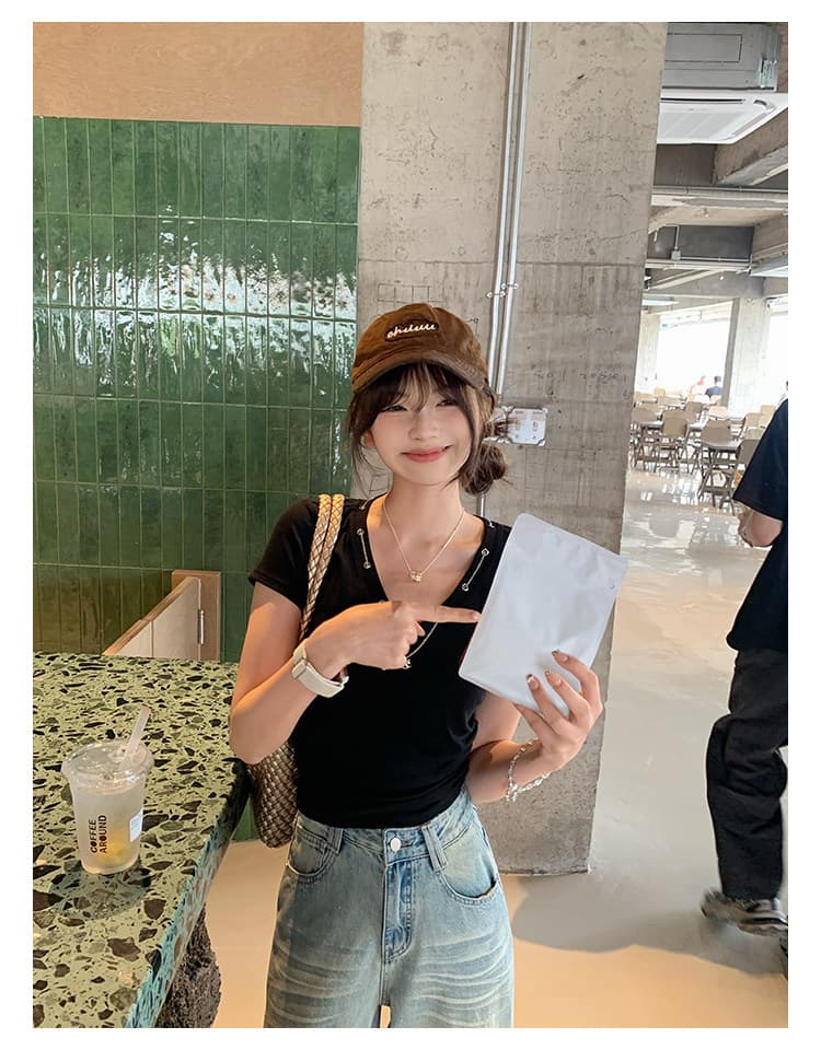 케이크를 잘라 직접 만든 작은 키 봄 여름 파란색 바지 아이들 패션 뜨거운 은 스팽글 스트레이트 넓은 다리 청바지 다용도 상세 이미지 45