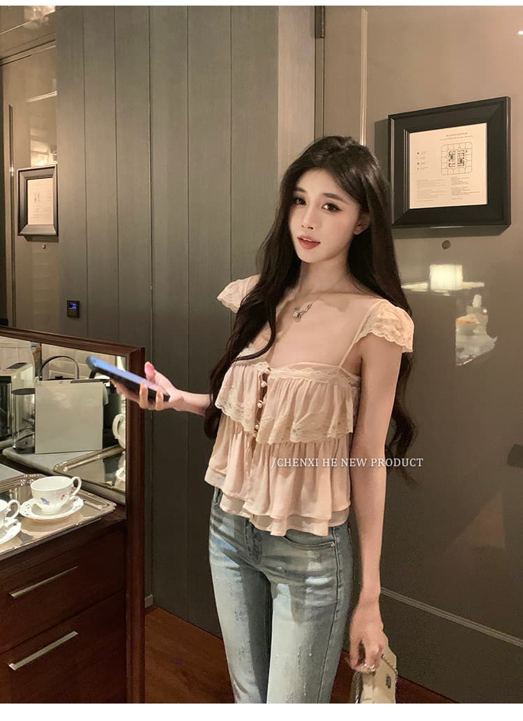 그는 아침 하늘색 워싱 마 오래된 고양이 반드시 공예 부츠컷 청바지 2026 새로운 슬림해 보이는 다용도 바지 상세 이미지 20