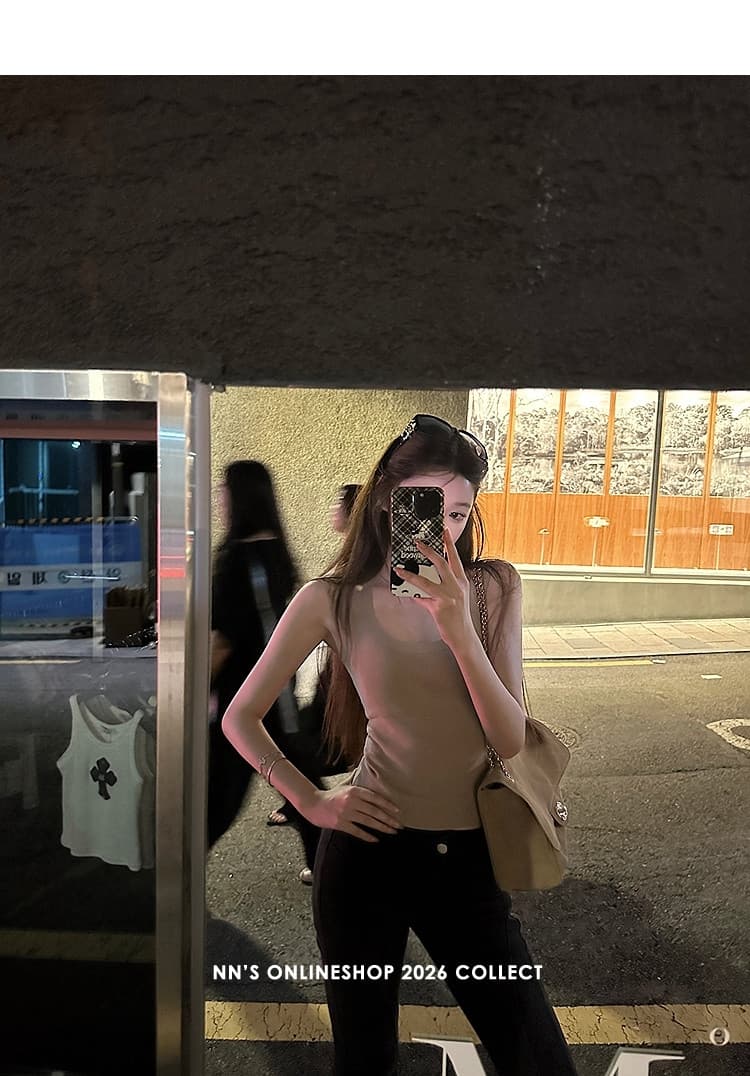 첸 좋은 난 nns 하프 한 바지 레트로 마 오래된 워싱 블랙 곡선 분할선 부츠컷 청바지 상세 이미지 21