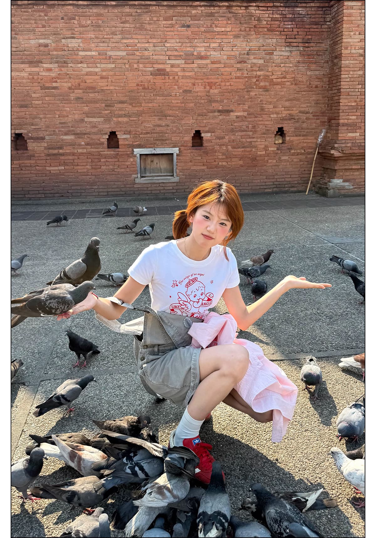 아메리칸 느긋한 기초 섹션 워크웨어 올인원 멜빵 반바지 여성 여름 디자인 센스 스트레이트 다용도 반바지 상세 이미지 4