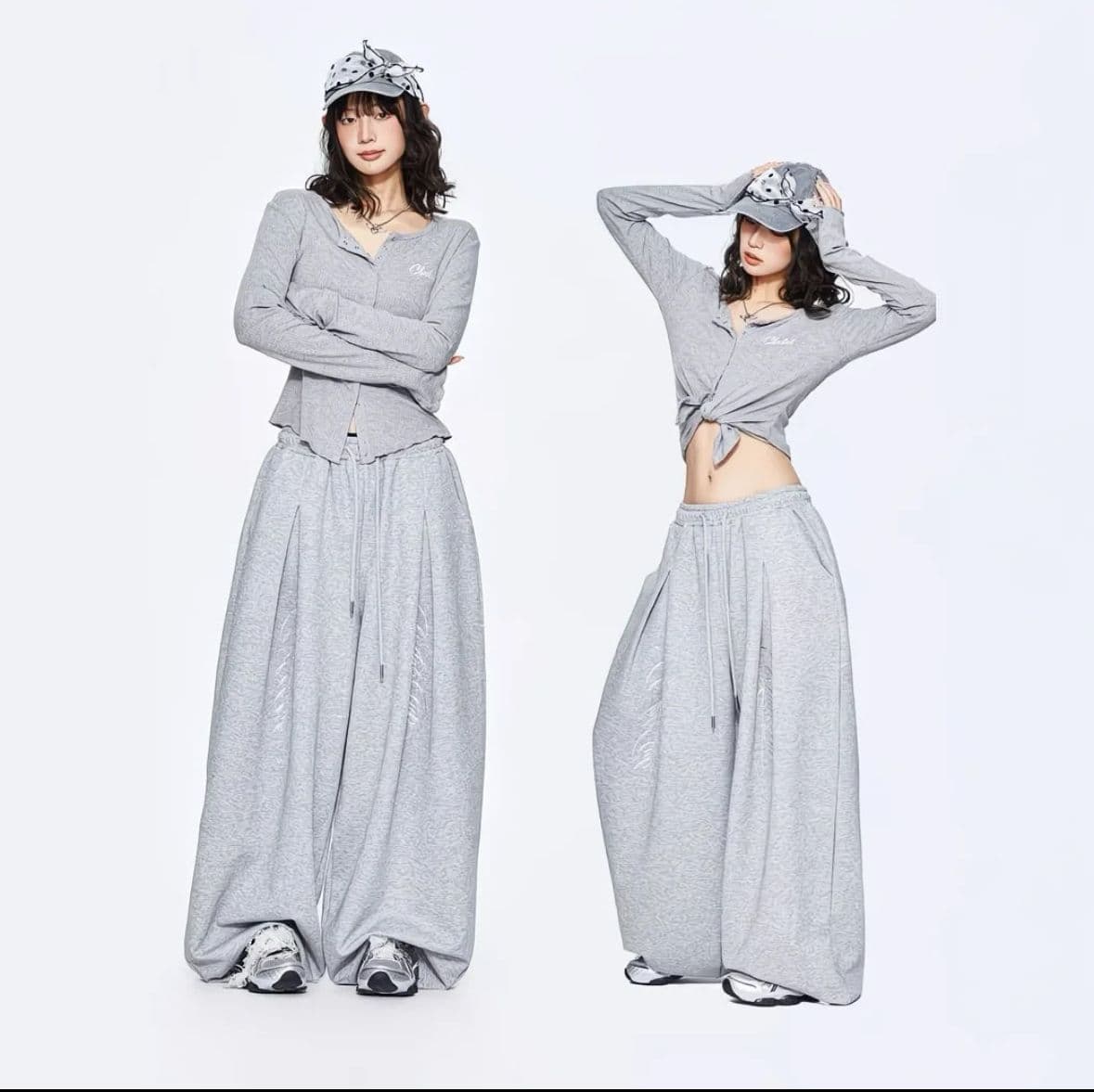 스트리트 댄스 트롤 춤 조수 브랜드 오래된 돈 액체 뜨거운 은 봄 여름 새로운 운동 웃음 하 핫걸 춤추기 버전 캐주얼 긴 바지 이미지 4