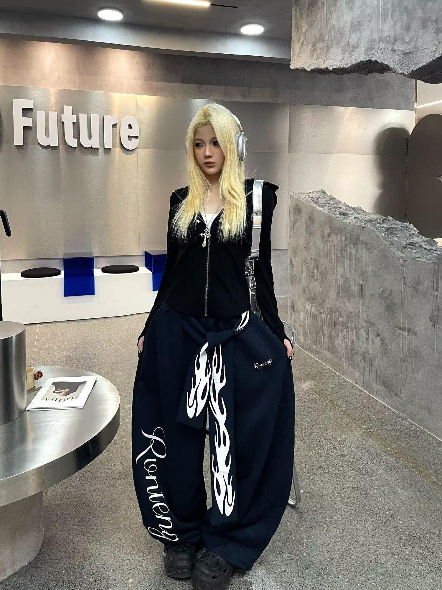 여성 의류 캐주얼 바지 상세 이미지 3