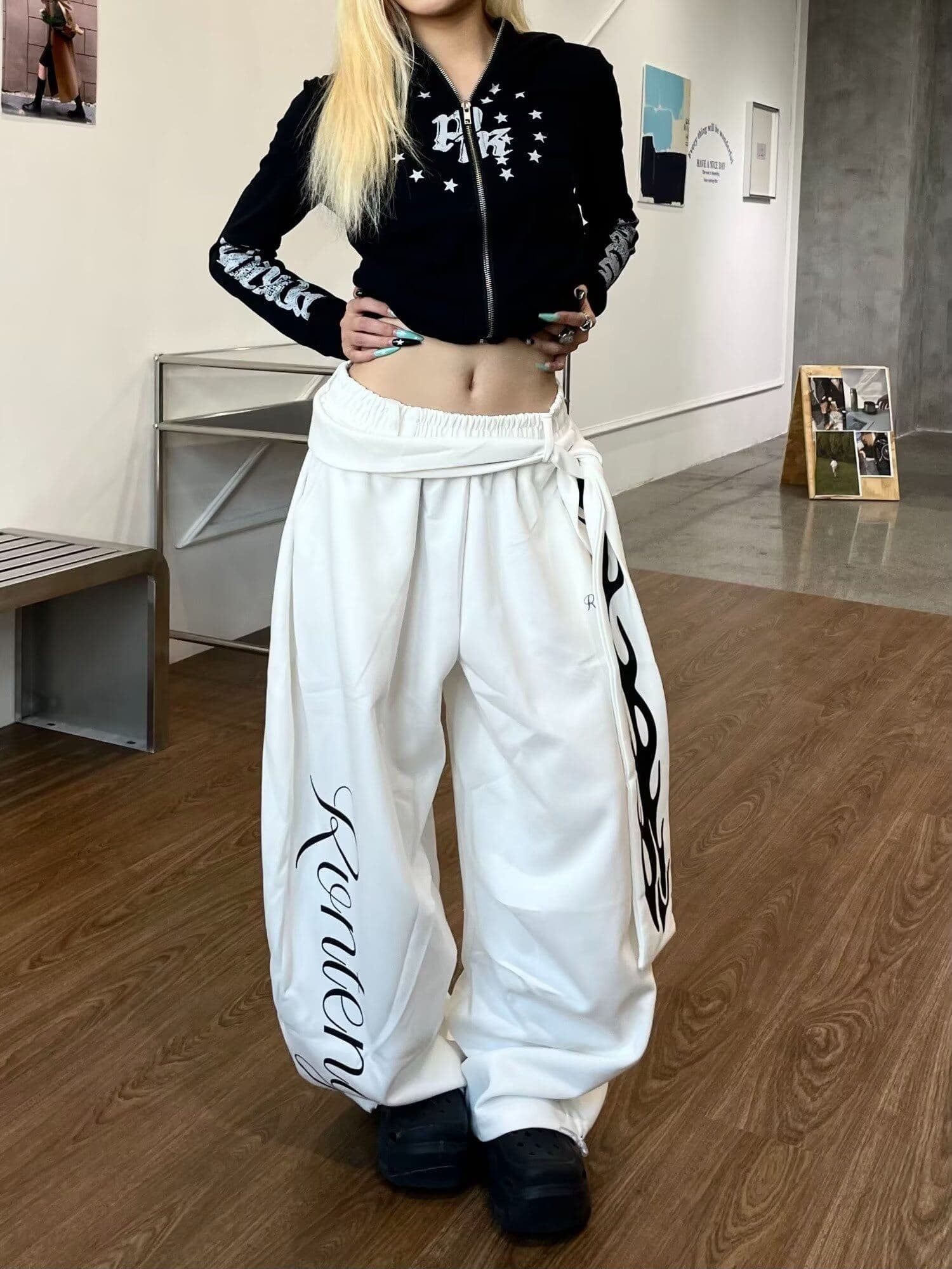 여성 의류 캐주얼 바지 상세 이미지 5