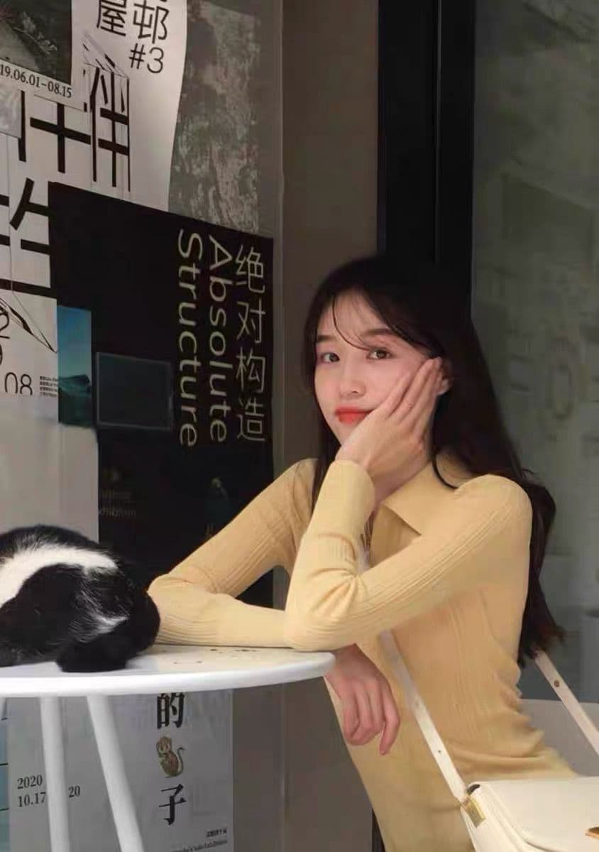 한국 품격 명문 여성 홍콩 스타일 레트로 작은 샤넬 스타일 polo 폴로 칼라 황색 니트 스웨터 드레스 가을 겨울 롱 스커트 상세 이미지 11