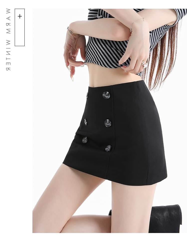실사 달콤한 차가운 핫걸 카키 색 반신 스커트 2026 여성 여름 중 로우 웨이스트 미니 스커트 핫걸 타이트 스커트 바지 상세 이미지 27
