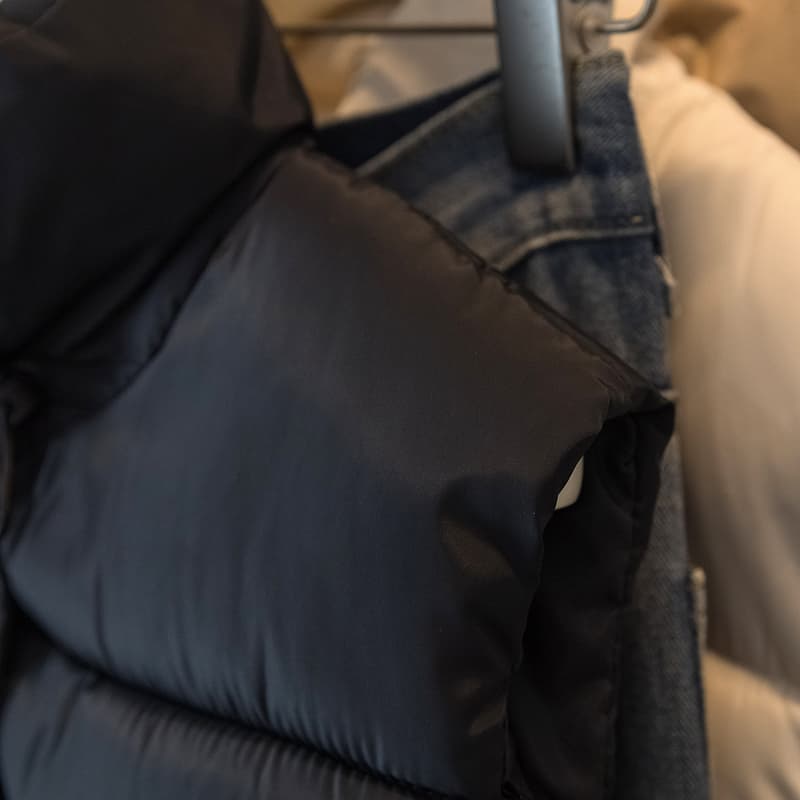 실사 빅 사이즈 여성 의류 가을 겨울 새로운 외국 가스 아래 면화 의류 어깨 조끼 슬림해 보이는 민소매 베스트 면 옷 재킷 상세 이미지 26
