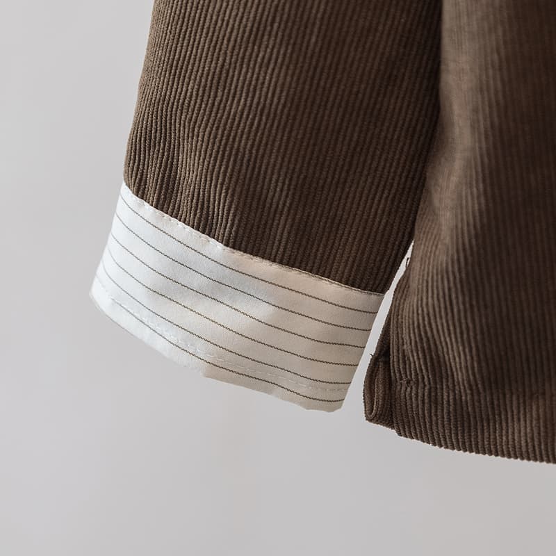 실사 빅 사이즈 여성 의류 2026 가을 새로운 디자인 센스 페이크 레이어드 패치워크 셔츠 루즈핏 표지 고기 다용도 맨위 상세 이미지 10