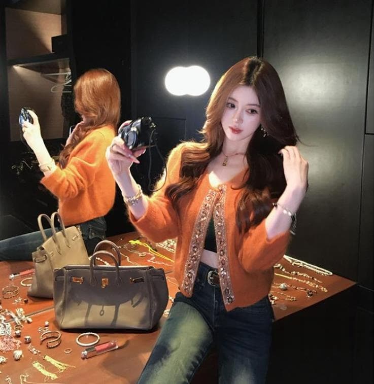 가을 겨울 새로운 작은 샤넬 스타일 니트 오픈 가디건 품격 다용도 쇼트 스타일 스웨터 코트 이미지 2
