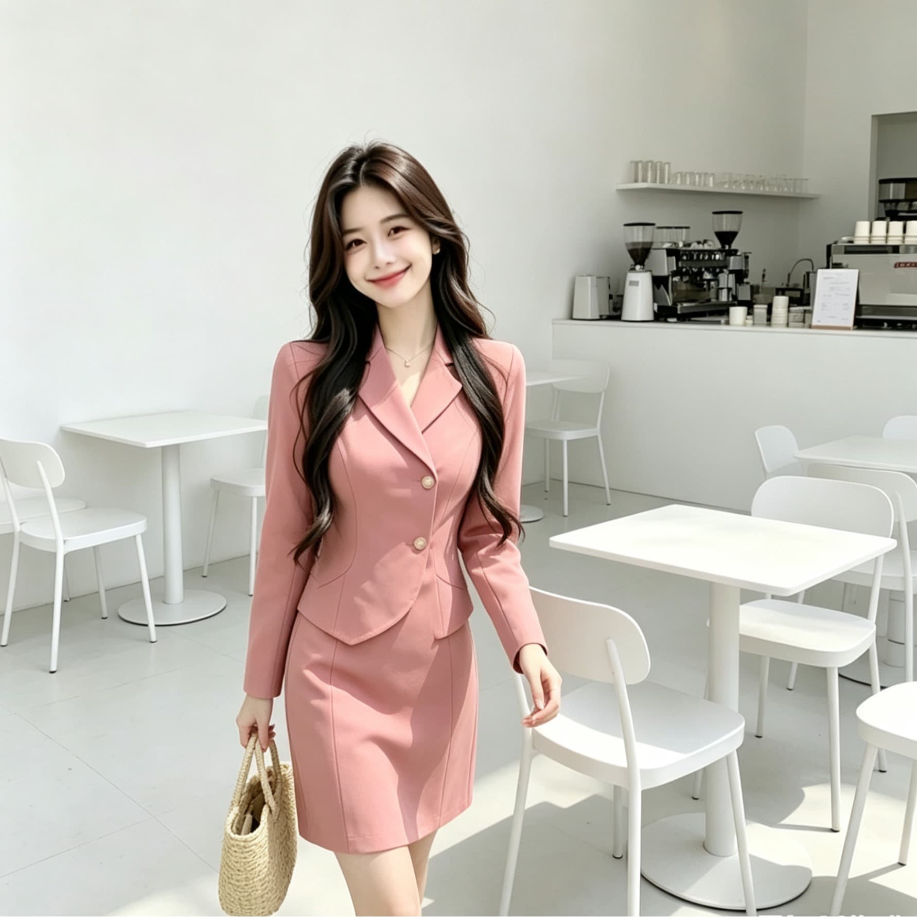 가을 긴팔 비즈니스웨어 여성 드레스 2026 새로운 봄 가을 품격 ol 타이트 스커트 만나는 인사이드 가져 가라. 한 걸음 치마 이미지 2