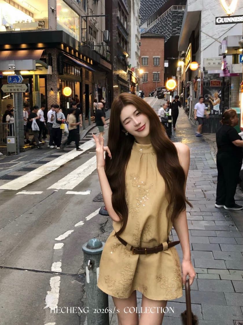 와우 현재 20 아마 품격 올인원 행침 목 조끼 여성 드레스 여름 슬림해 보이는 민소매 드레스 상세 이미지 4