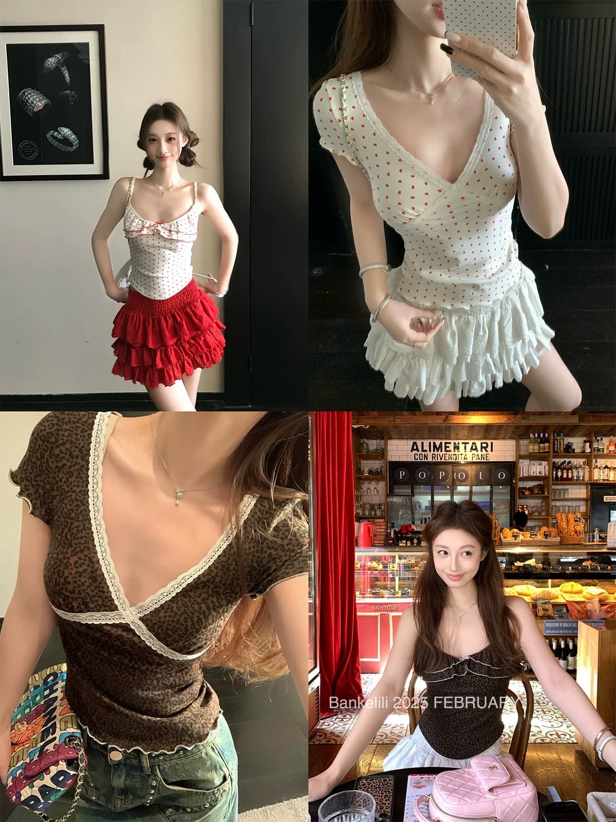 밤나무 코코아 V넥 반팔 티셔츠 여성 여름 한 부서 몸매 가꾸기 슬림해 보이는 기본 셔츠 화이트 쇼트 스타일 핫걸 맨위