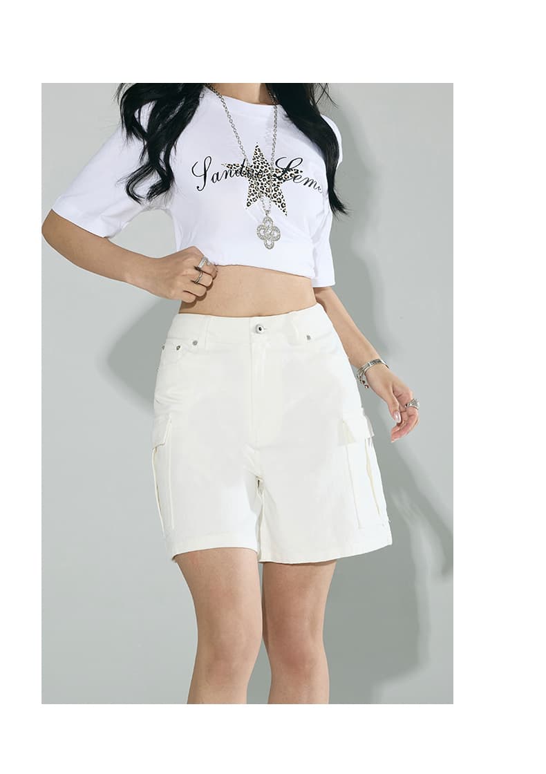 한국 싱글 하이웨이스트 루즈핏 데님 오부 바지 여성 아메리칸 레트로 워크웨어 바람 넓은 다리 핏 스타일 여름 슬림해 보이는 상세 이미지 15