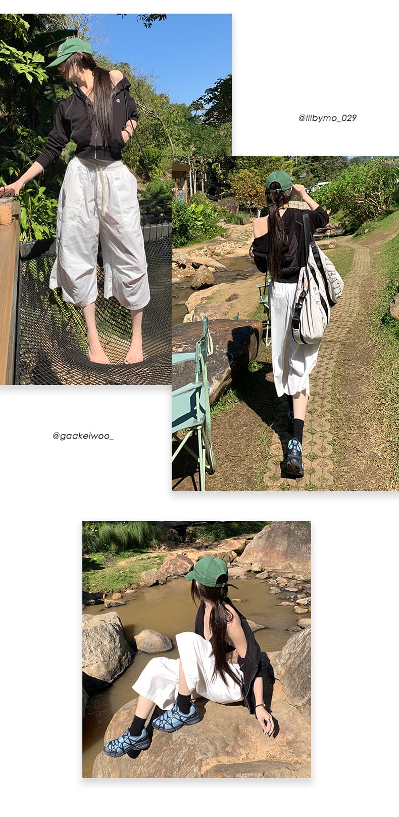 남쪽 기름 높은 품질 무료 느슨함 착용 가져 가라. 섹션 사계절 좋은 가져 가라. 미니멀리즘 캐주얼 7부 바지 상세 이미지 6
