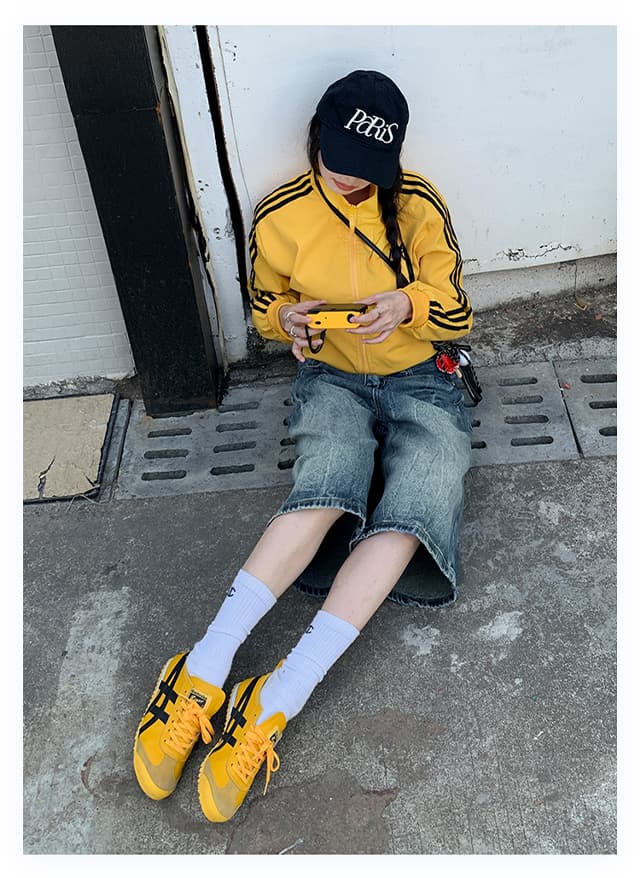 샤오홍 예약하기 추천 신제품 2026 가을 마 오래된 워싱 캐주얼 7 점 청바지 남녀 스트레이트 팬츠 상세 이미지 17