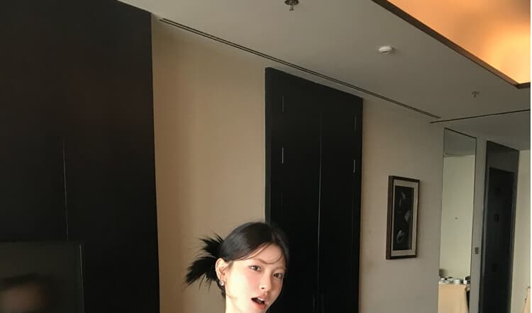 지금 지금 임산부 세트 여름 드레스 2026 새로운 한국 스타일 루즈핏 슬림해 보이는 반팔 티셔츠 미니 스커트 투피스 세트 상세 이미지 25