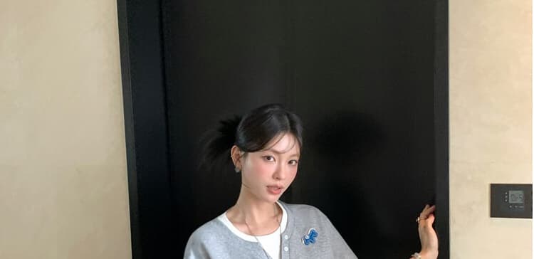 지금 지금 임산부 세트 여름 드레스 2026 새로운 한국 스타일 루즈핏 슬림해 보이는 반팔 티셔츠 미니 스커트 투피스 세트 상세 이미지 48