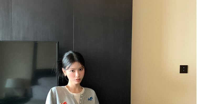 지금 지금 임산부 세트 여름 드레스 2026 새로운 한국 스타일 루즈핏 슬림해 보이는 반팔 티셔츠 미니 스커트 투피스 세트 상세 이미지 61