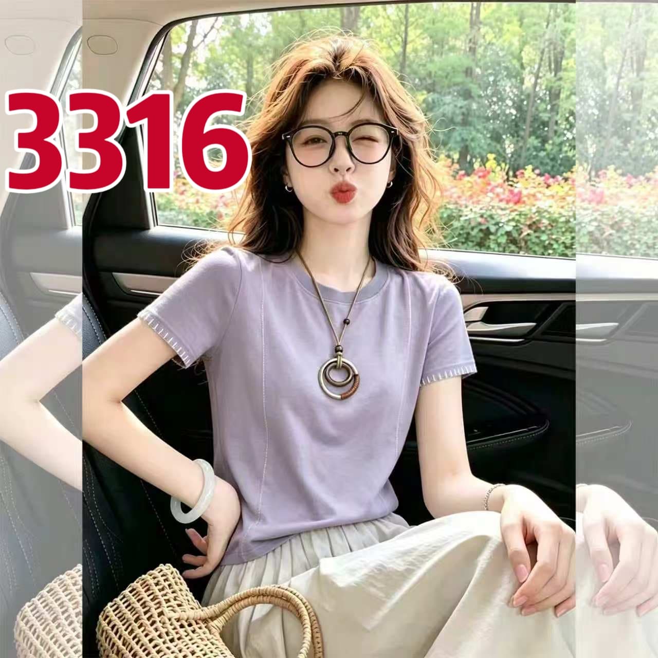 보라색 반팔 티셔츠 여성 2026 여름 패션 루즈핏 맨위