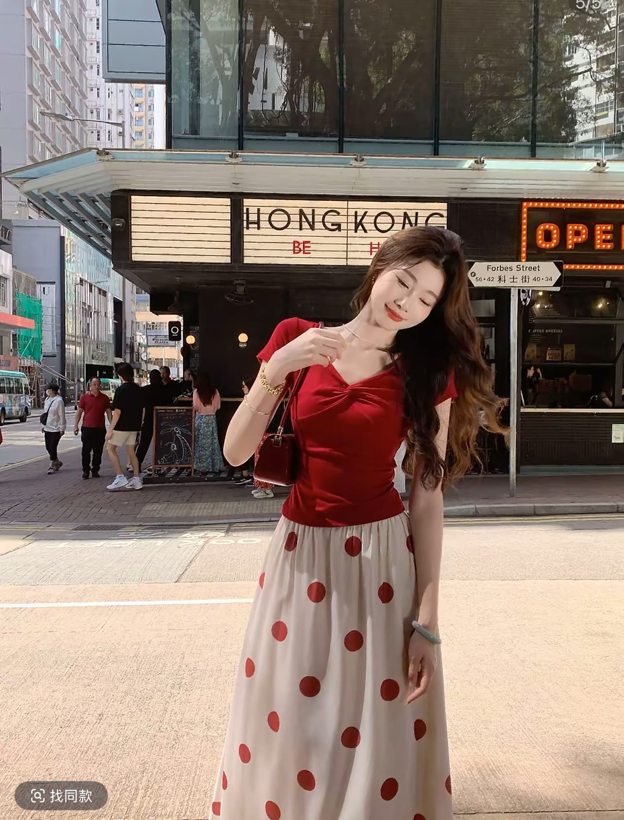 eia 하나 야오 사랑 여름 주인공 레트로 품격 여자 항구 바람 반팔 티셔츠 비틀림 슬림해 보이는 프랑스식 맨위 여름 이미지 2