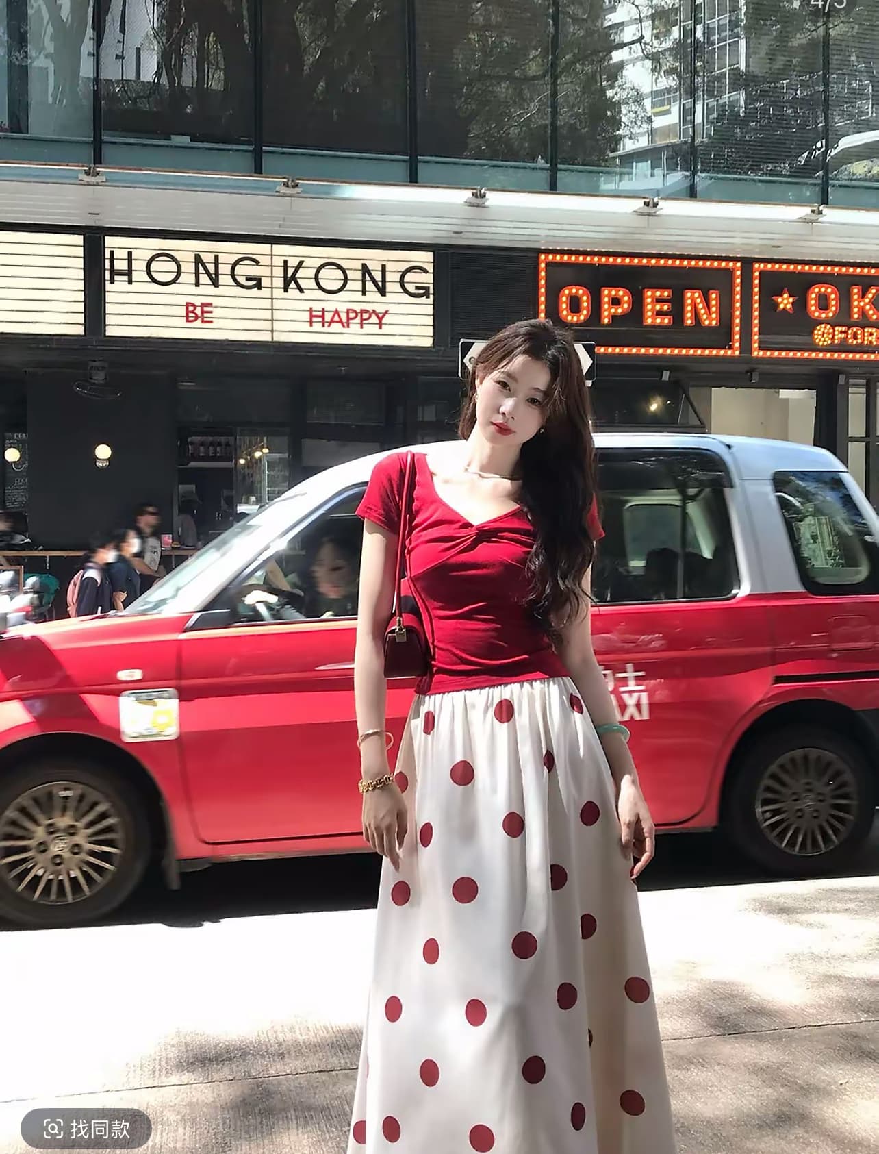 eia 하나 야오 사랑 여름 주인공 레트로 품격 여자 항구 바람 반팔 티셔츠 비틀림 슬림해 보이는 프랑스식 맨위 여름 상세 이미지 2