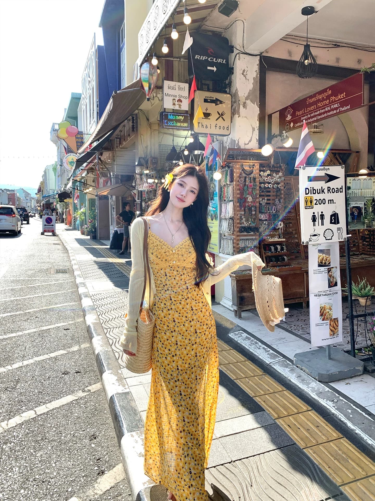 acaine331 2000 95 할인 블루 베리 꽃 와일드 순수한 욕망 레이스 휴가 꽃무늬 미니 스커트 상세 이미지 3