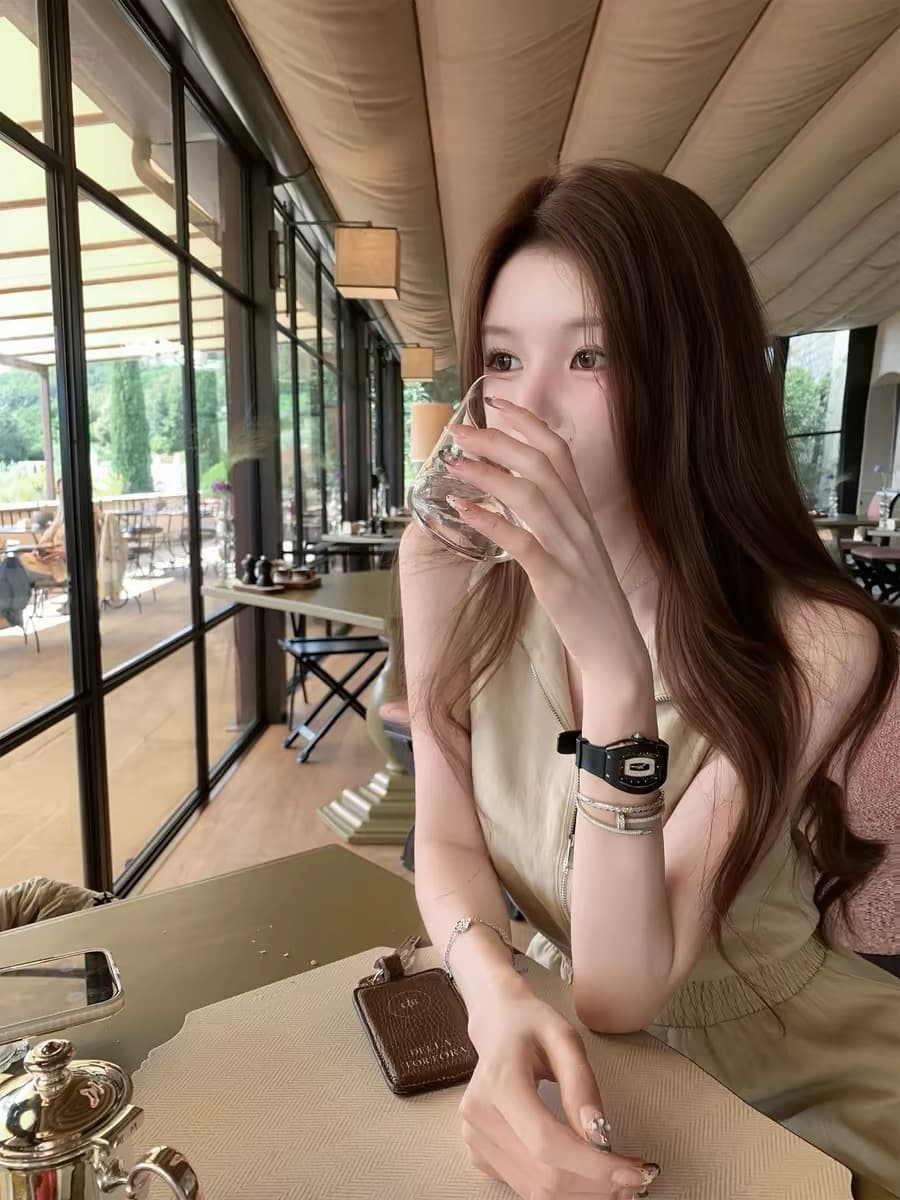 bigking 525 빛 요리 한 품격 아마 주간 실크 출퇴근 높음 지혜 한 여성 분위기 민소매 드레스 상세 이미지 2