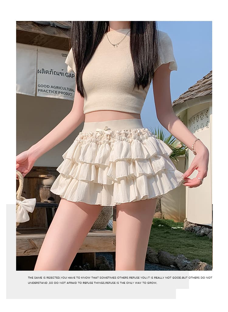 실사 봄 여름 새로운 한 부서 소녀 슈퍼 달콤한 케이크 드레스 레이스 조각 퍼프 미니 스커트 넣다 빛 반신 스커트 상세 이미지 35