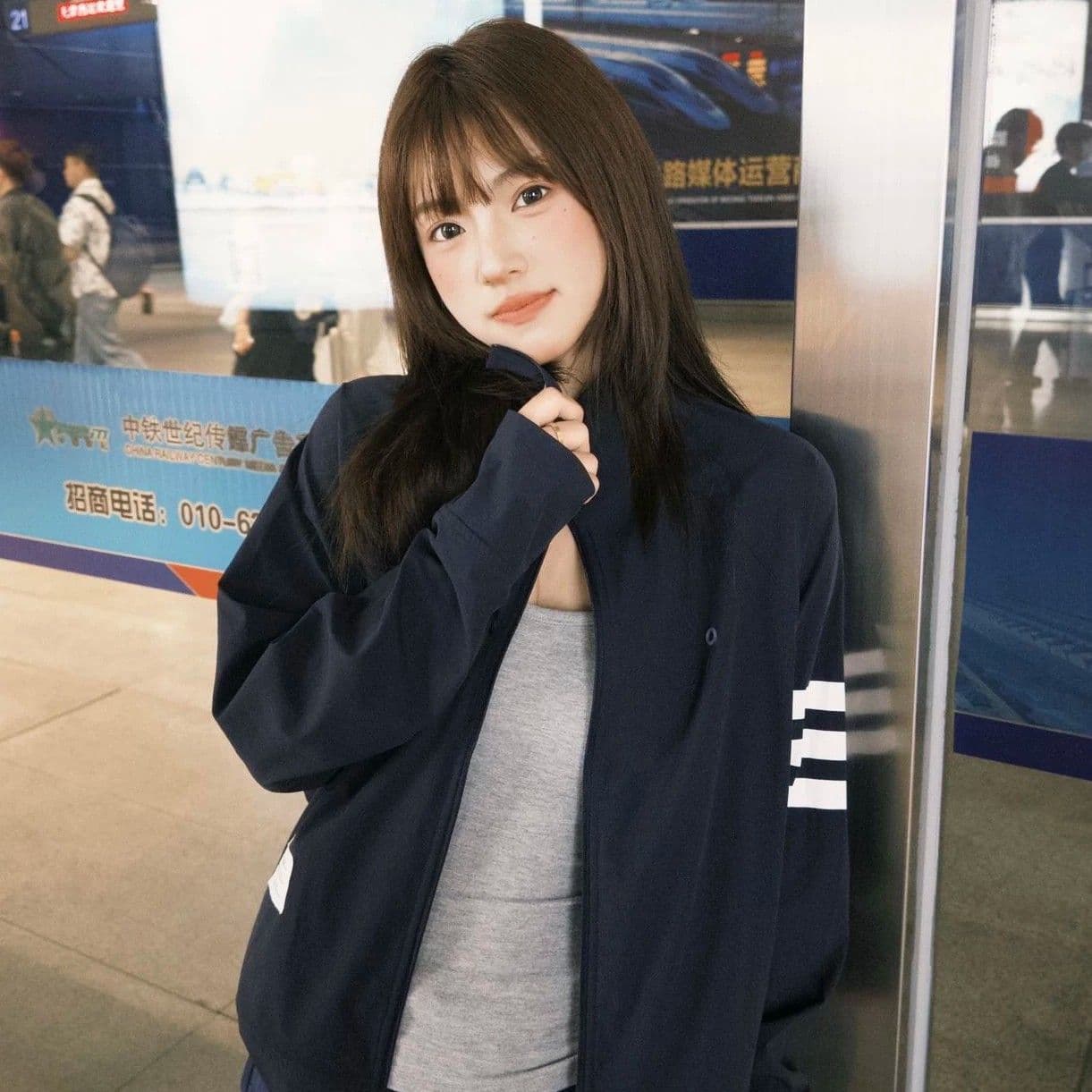 야외 얇은 스타일 아메리칸 스탠드 칼라 3개 바 자외선 차단 의류 여성 여름 국방 자외선 루즈핏