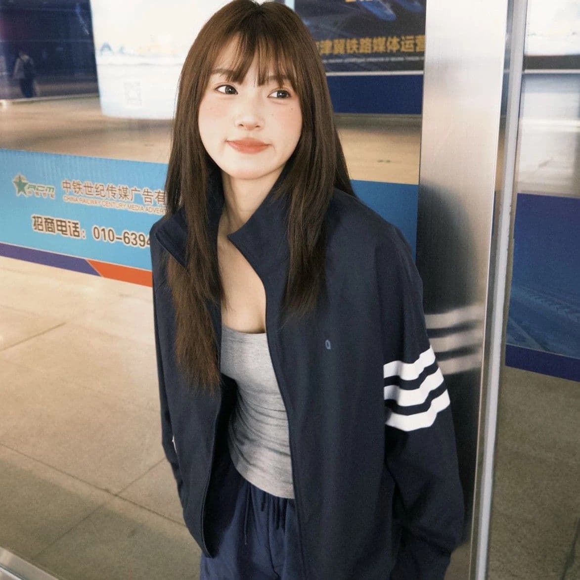 야외 얇은 스타일 아메리칸 스탠드 칼라 3개 바 자외선 차단 의류 여성 여름 국방 자외선 루즈핏 이미지 2