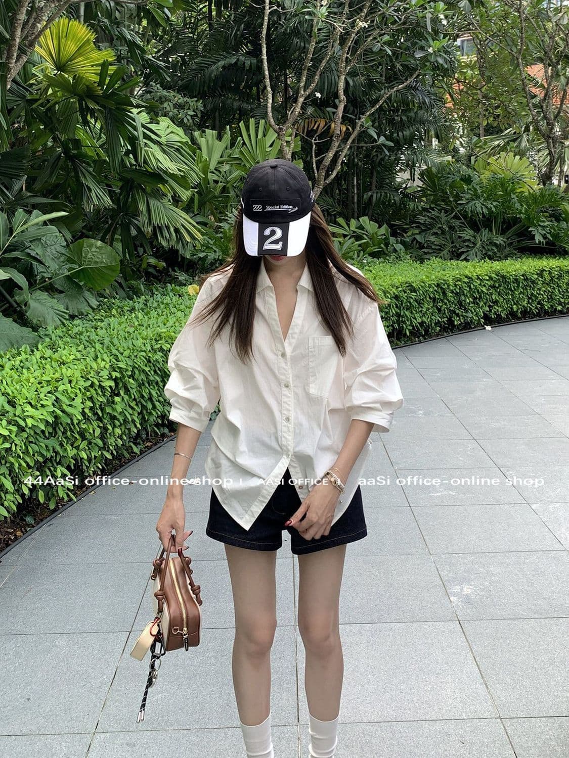 오래된 돈 바람 폴로 칼라 긴팔 여성 셔츠 가을 디자인 센스 작은 대중 허리 수축 주름 맨위 상세 이미지 1