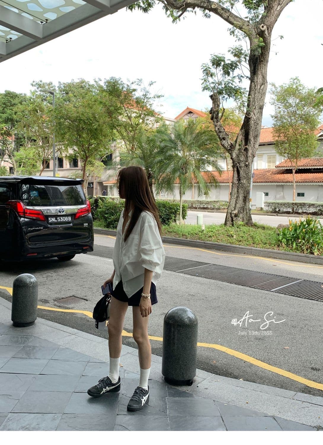 오래된 돈 바람 폴로 칼라 긴팔 여성 셔츠 가을 디자인 센스 작은 대중 허리 수축 주름 맨위 상세 이미지 5