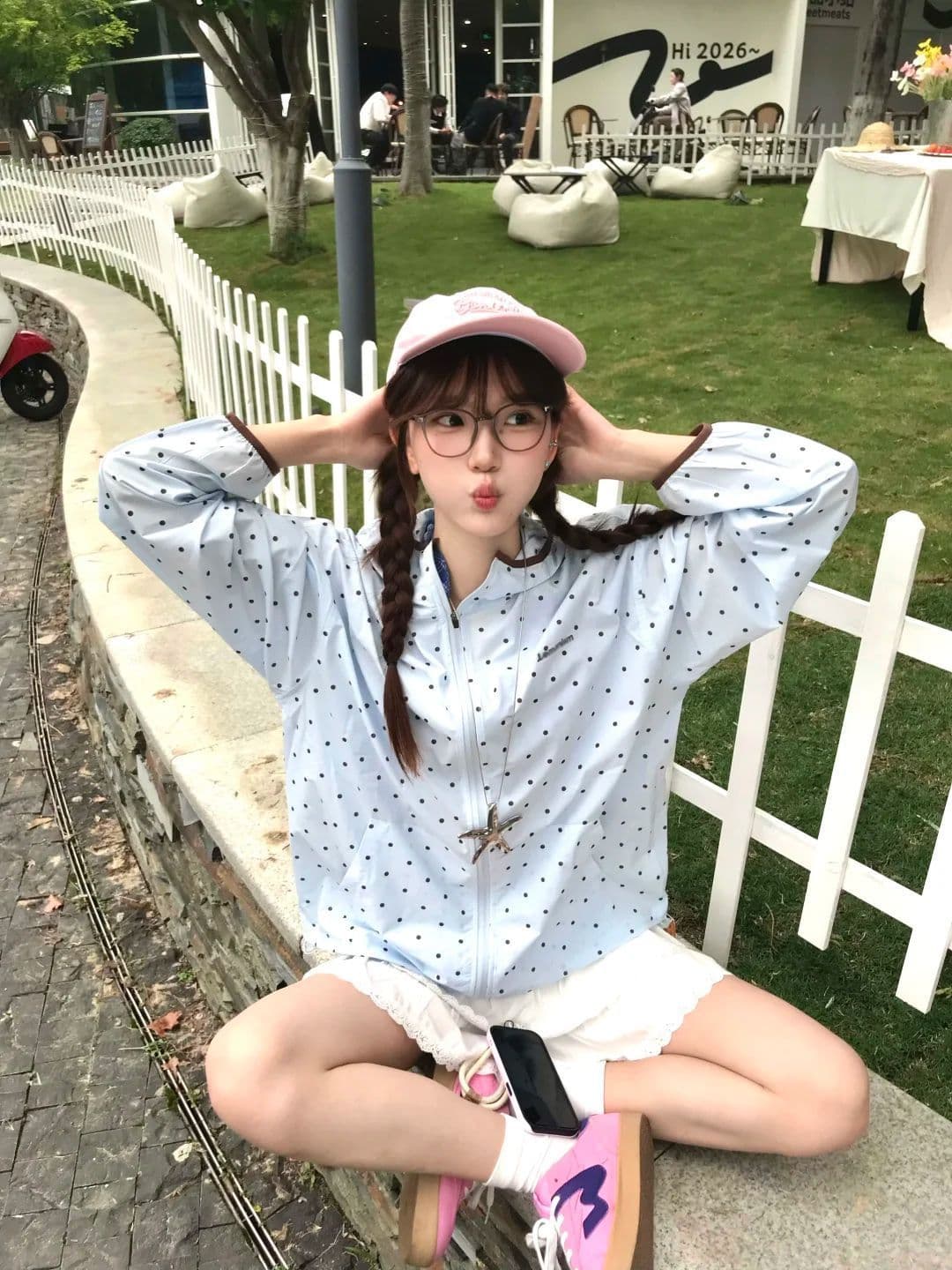 한 부서 캐주얼 전체 인쇄 도트 무늬 자외선 차단 의류 여름 새로운 루즈핏 슬림해 보이는 태양 보호 셔츠 얇고 가벼운 재킷 긴팔 맨위 상세 이미지 7