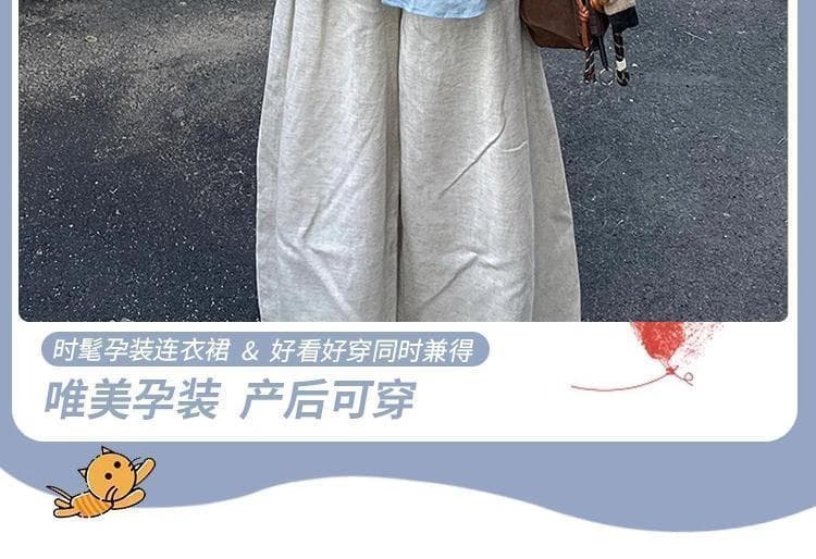 돈 바람 느슨함 센스 파란색 아마 자외선 차단 여성 셔츠 여름 얇고 가벼운 착용 가져 가라. 캐주얼 레트로 셔츠 라미 맨위 상세 이미지 6