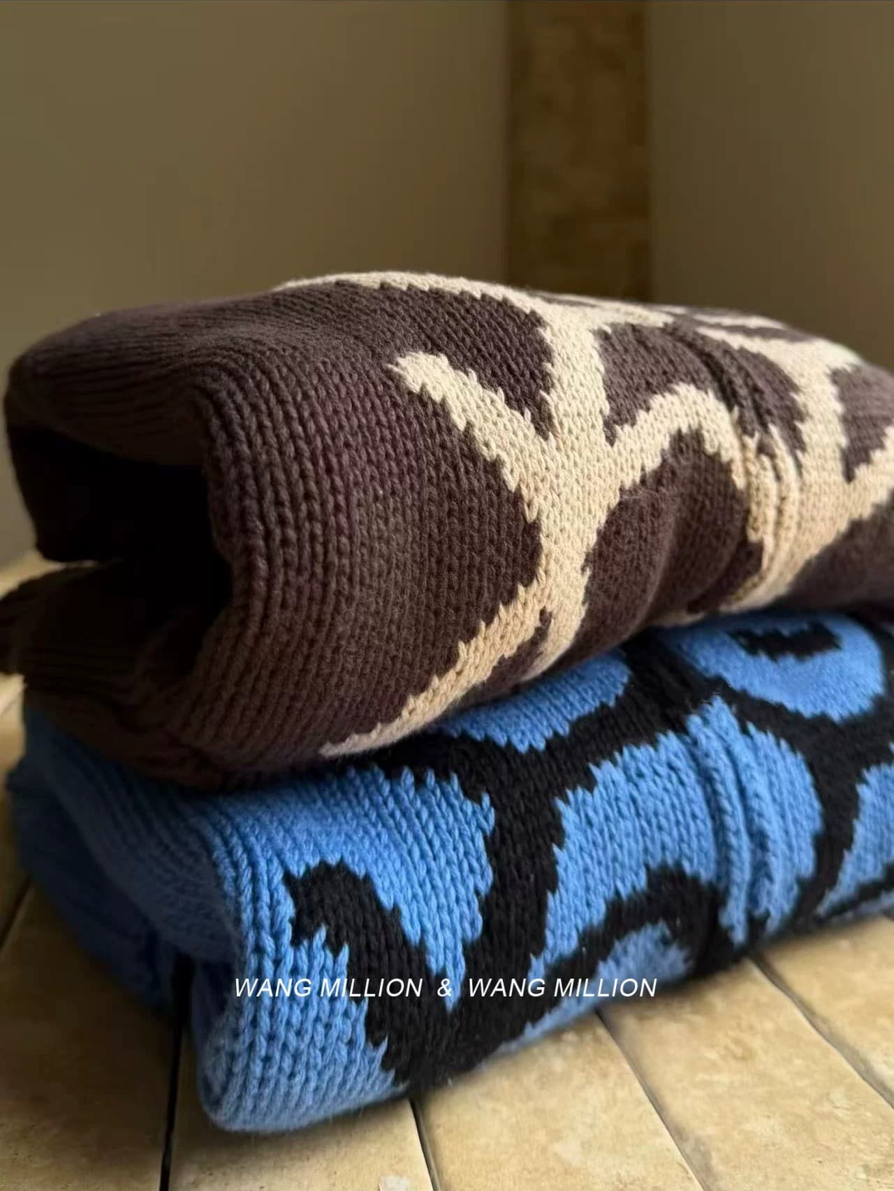 무거운 작업 경기 사람들 자수 logo 터틀넥 루즈핏 스웨터 한 부서 조수 브랜드 니트 오픈 가디건 상세 이미지 11