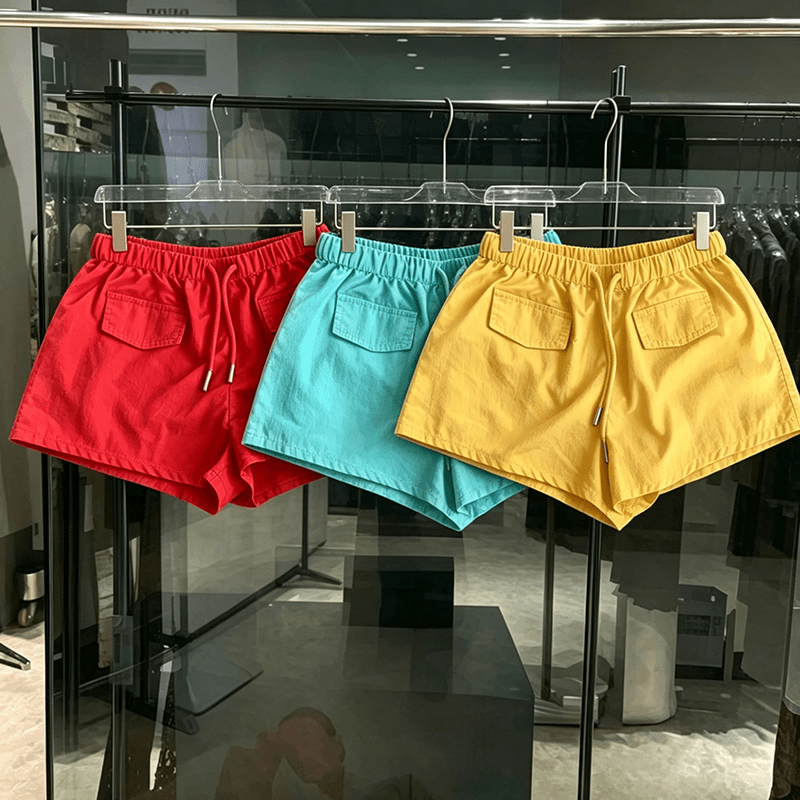 실사 여름 새로운 운동 반바지 펌프 로프 도파민 색상 반바지 핫 바지 상세 이미지 5