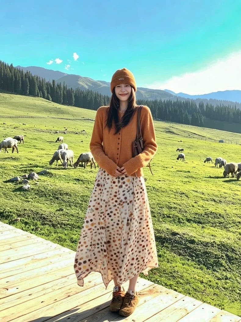 한 부서 느긋한 고급 센스 품격 외부 가져 가라. 니트 오픈 가디건 여성 가을철 착용 가져 가라. 와이드 부드러운 찹쌀 출퇴근 세련된 스웨터 상세 이미지 4